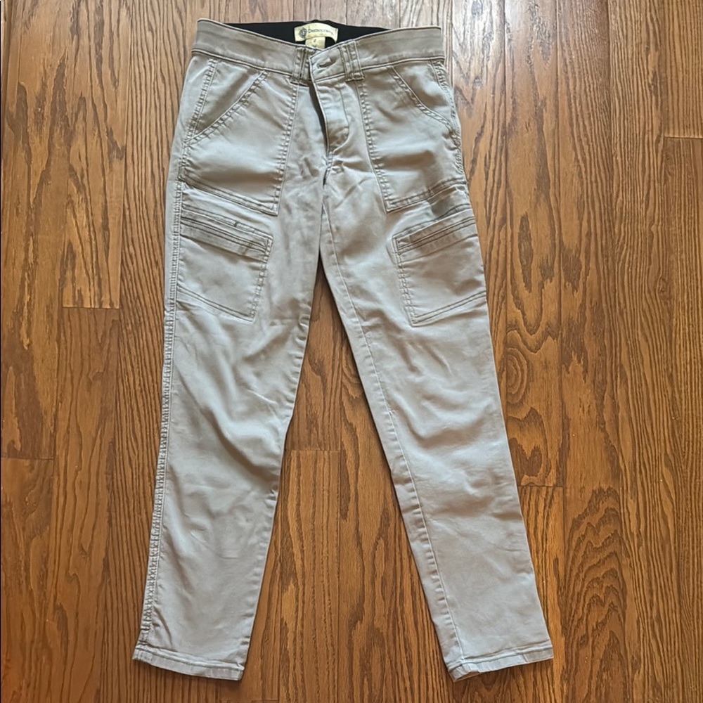 Democracy Tan Ankle Cropped Pants Relaxed Fit